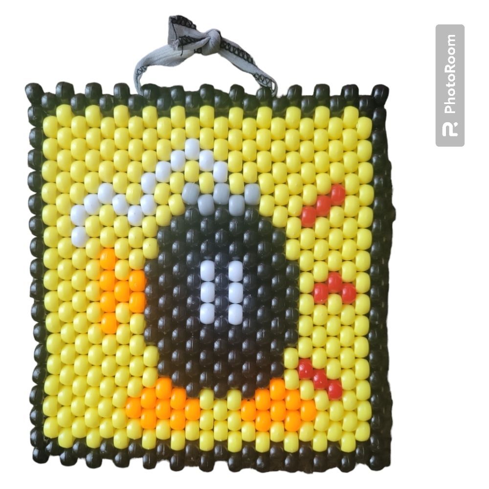 Bomb Box Pony Bead Hanging Art